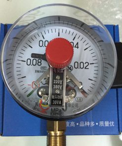 Đồng hồ 3 kim âm -0.1-0 Mpa Mặt 100 chân đứng không dầu